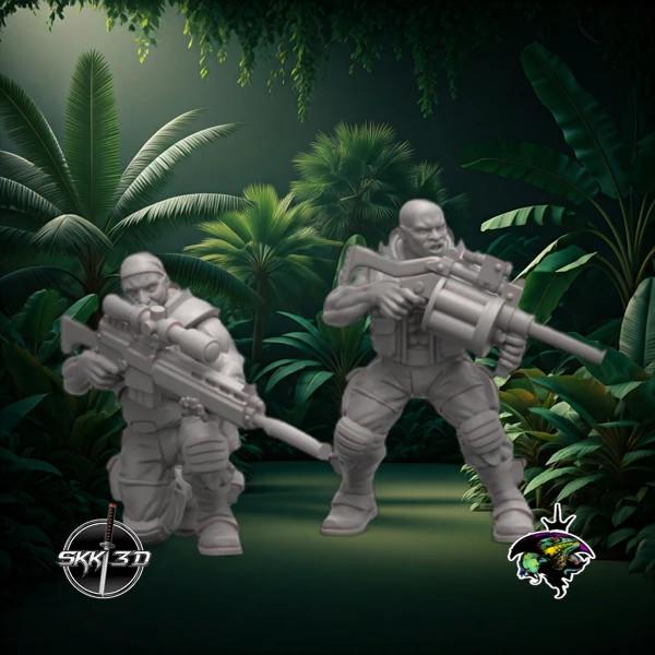 Spacenam Jungle Fighters - Reptilian Overlords
