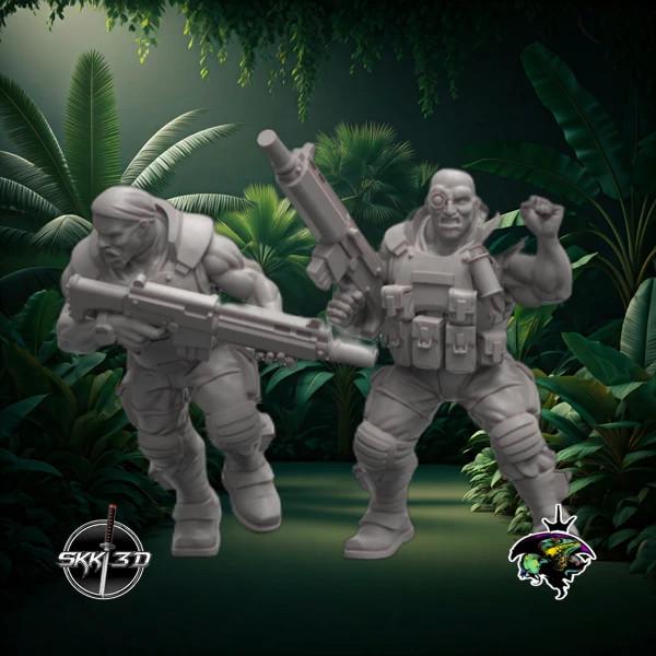 Spacenam Jungle Fighters - Reptilian Overlords