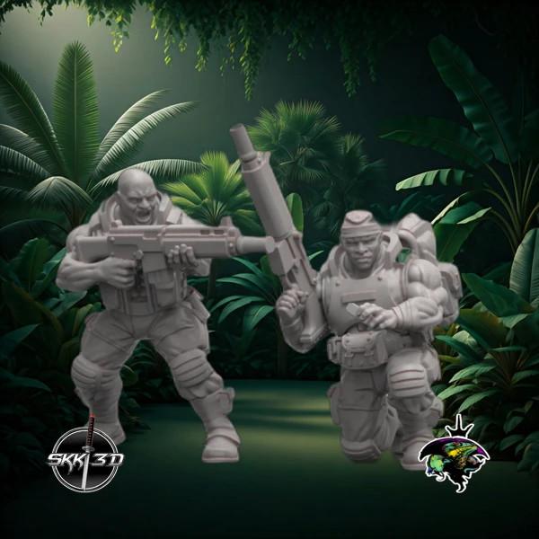 Spacenam Jungle Fighters - Reptilian Overlords