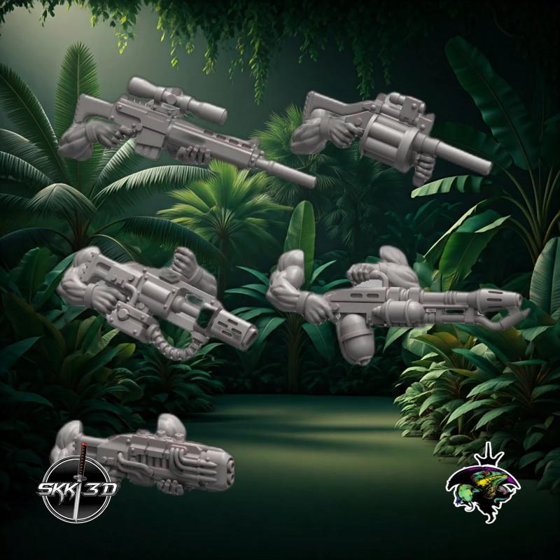 Spacenam Jungle Fighters - Reptilian Overlords
