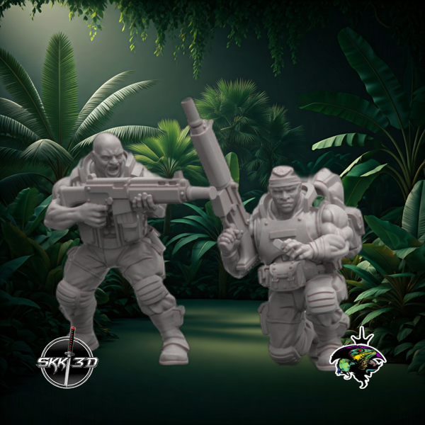 Combattants de la jungle - Spacenam