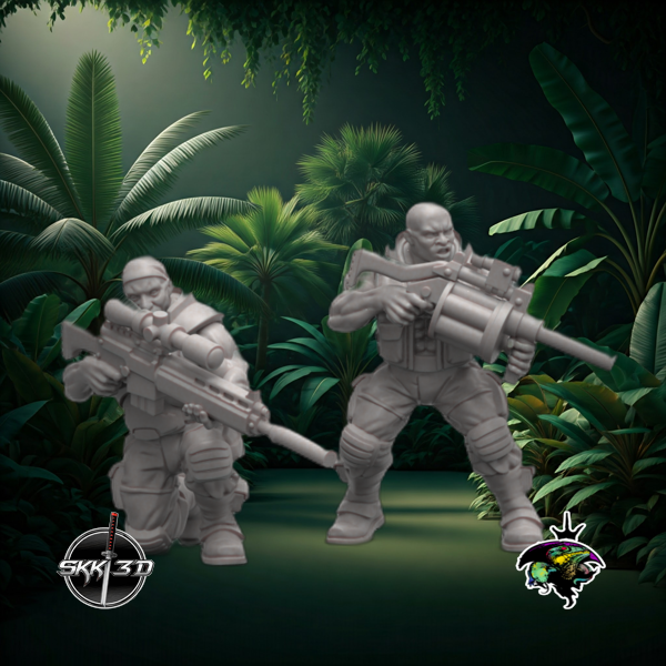 Combattants de la jungle - Spacenam