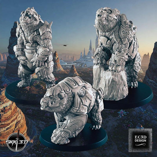 Miniaturas Armored bears